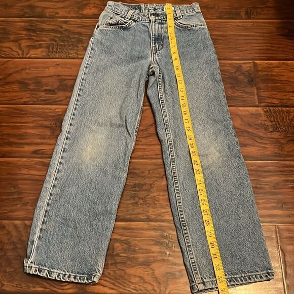 Vintage Levi’s Boys’ 550 Distressed Blue Denim Jeans - Picture 3 of 12